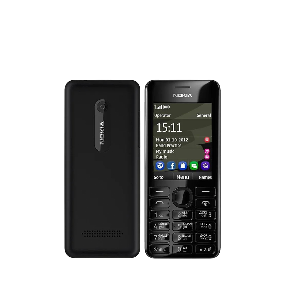 Popular Original Factory Unlock Cheap 3G Classic Bar Phone 206 Dual SIM Card Student Premium Keyboard Phone
